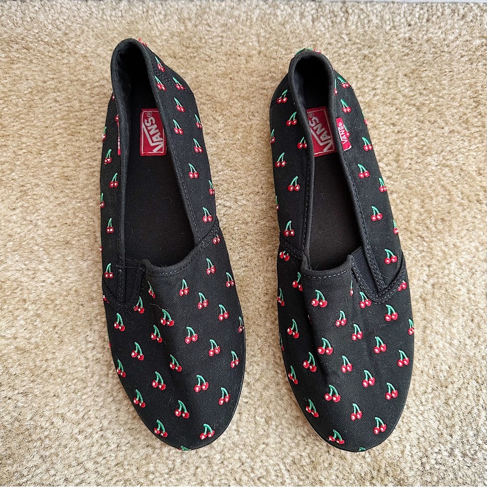 🍒 Vans Lo Pro Slipon Cherry Print 🍒